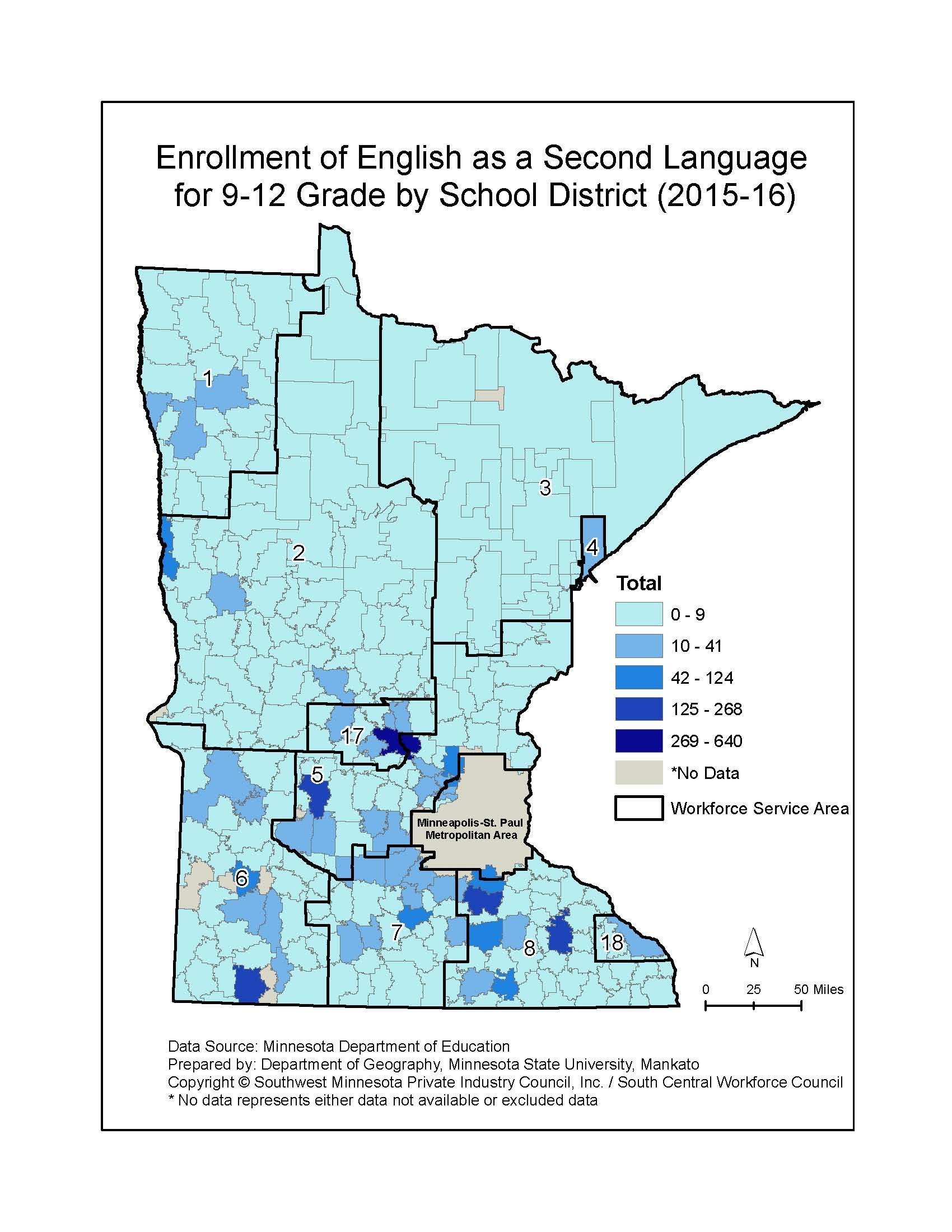 Greater MN School District Maps South Central WorkForce Council